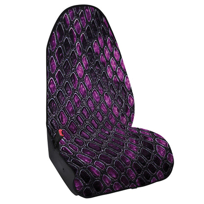Purple Snakeskin Print Waterproof Car Seat Cover