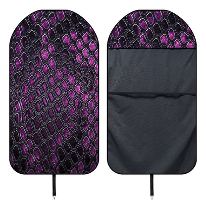 Purple Snakeskin Print Waterproof Car Seat Cover