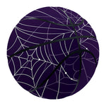 Purple Spider Web Pattern Print Basketball