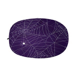 Purple Spider Web Pattern Print Car Side Mirror Covers