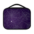 Purple Spider Web Pattern Print Classic Bible Case