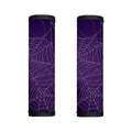 Purple Spider Web Pattern Print Handle Covers