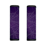 Purple Spider Web Pattern Print Handle Covers