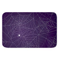 Purple Spider Web Pattern Print Indoor Door Mat
