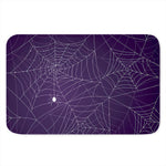 Purple Spider Web Pattern Print Indoor Door Mat