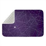 Purple Spider Web Pattern Print Indoor Door Mat