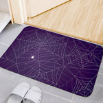 Purple Spider Web Pattern Print Indoor Door Mat
