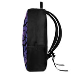 Purple Stained Glass Mosaic Print 17 Inch Backpack