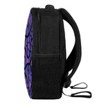 Purple Stained Glass Mosaic Print Casual Backpack