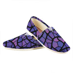 Purple Stained Glass Mosaic Print Casual Shoes