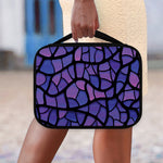 Purple Stained Glass Mosaic Print Classic Bible Case