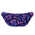 Purple Stained Glass Mosaic Print Fanny Pack