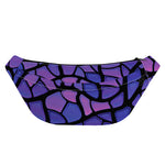 Purple Stained Glass Mosaic Print Fanny Pack