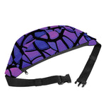 Purple Stained Glass Mosaic Print Fanny Pack
