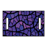 Purple Stained Glass Mosaic Print Golf Cart Seat Cover
