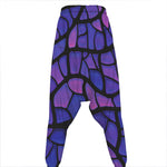 Purple Stained Glass Mosaic Print Hammer Pants