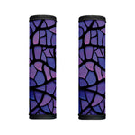 Purple Stained Glass Mosaic Print Handle Covers