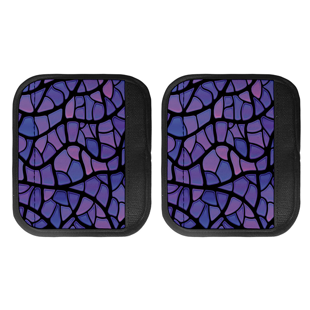Purple Stained Glass Mosaic Print Handle Covers