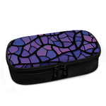 Purple Stained Glass Mosaic Print Insulin Cooler Travel Case