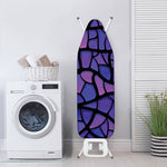 Purple Stained Glass Mosaic Print Ironing Board Cover
