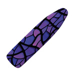 Purple Stained Glass Mosaic Print Ironing Board Cover