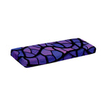 Purple Stained Glass Mosaic Print Piano Keyboard Cover