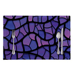 Purple Stained Glass Mosaic Print Placemat