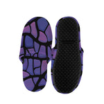 Purple Stained Glass Mosaic Print Slippers