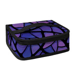 Purple Stained Glass Mosaic Print Small Lunch Bag