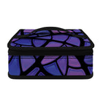 Purple Stained Glass Mosaic Print Small Lunch Bag