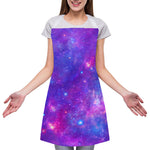 Purple Stardust Cloud Galaxy Space Print Adjustable Apron