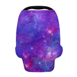 Purple Stardust Cloud Galaxy Space Print Baby Seat Cover