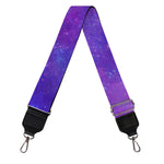Purple Stardust Cloud Galaxy Space Print Bag Strap