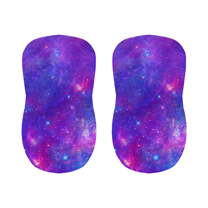 Purple Stardust Cloud Galaxy Space Print Bar Stool Covers