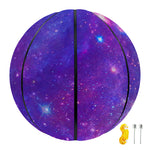 Purple Stardust Cloud Galaxy Space Print Basketball