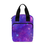 Purple Stardust Cloud Galaxy Space Print Bible Tote Bag