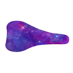 Purple Stardust Cloud Galaxy Space Print Bicycle Seat Cover