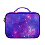 Purple Stardust Cloud Galaxy Space Print Briefcase Bible Bag