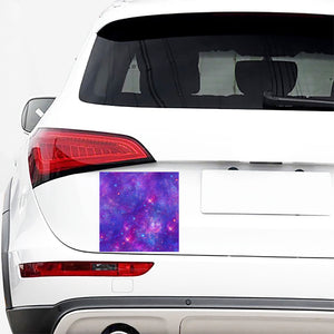 Purple Stardust Cloud Galaxy Space Print Car Sticker