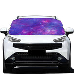 Purple Stardust Cloud Galaxy Space Print Car Windshield Snow Cover