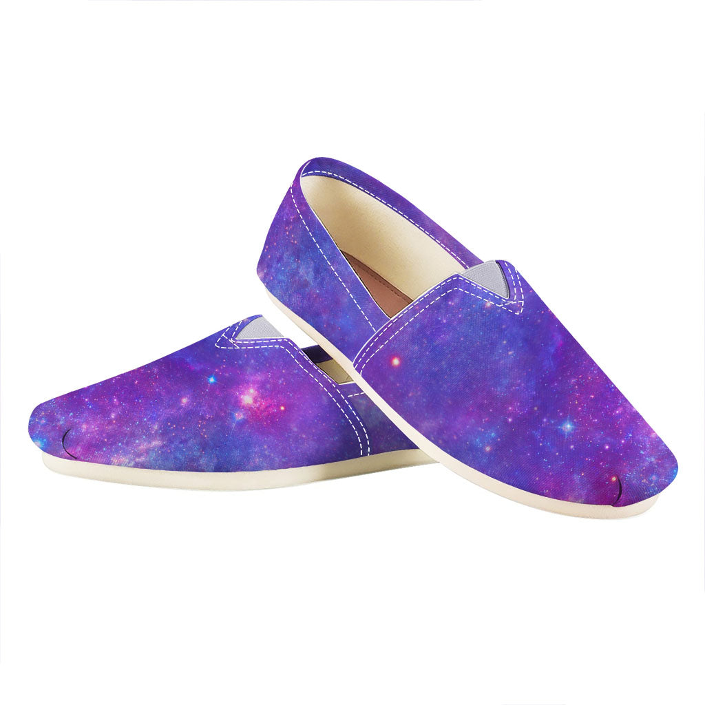 Purple Stardust Cloud Galaxy Space Print Casual Shoes