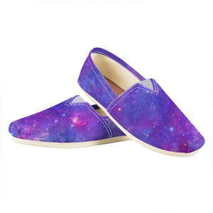 Purple Stardust Cloud Galaxy Space Print Casual Shoes