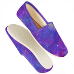 Purple Stardust Cloud Galaxy Space Print Casual Shoes