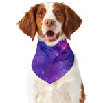 Purple Stardust Cloud Galaxy Space Print Dog Bandana