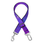Purple Stardust Cloud Galaxy Space Print Dog Seat Belt