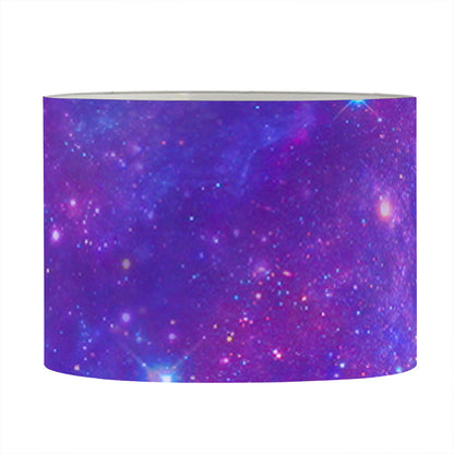 Purple Stardust Cloud Galaxy Space Print Drum Lamp Shade
