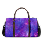 Purple Stardust Cloud Galaxy Space Print Duffle Bag
