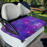 Purple Stardust Cloud Galaxy Space Print Golf Cart Seat Cover