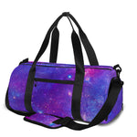 Purple Stardust Cloud Galaxy Space Print Gym Bag