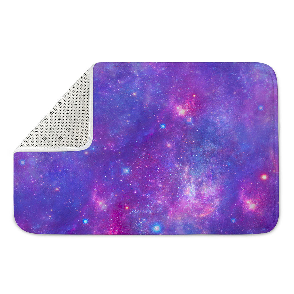 Purple Stardust Cloud Galaxy Space Print Indoor Door Mat